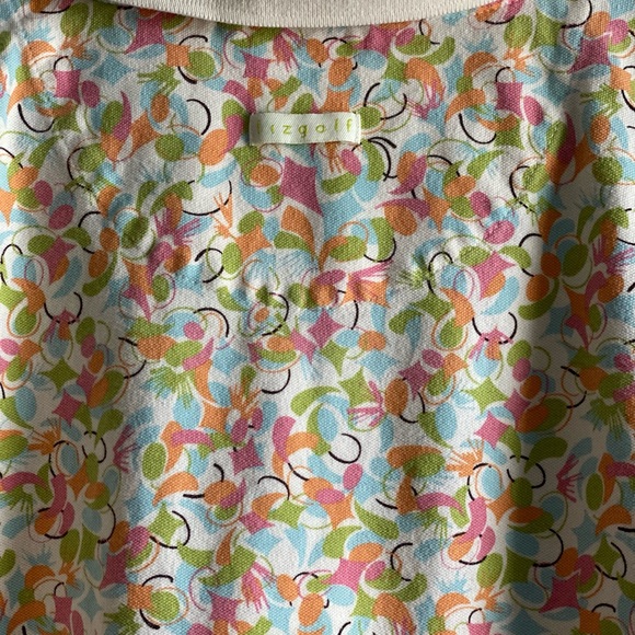 Liz golf collared buttoned golf top size large - Picture 2 of 5